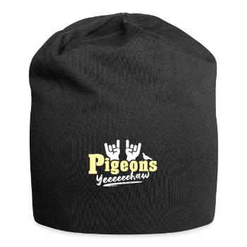 Colombes - Bonnet en jersey - noir - Devant