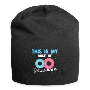 Donuts Doughnuts - Jersey-Beanie - Schwarz - Vorne