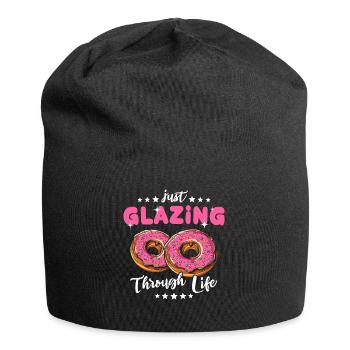 Donuts Pink Doughnuts - Jersey-Beanie - Schwarz - Vorne