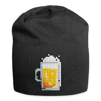 Bier - Jersey-Beanie - Schwarz - Vorne