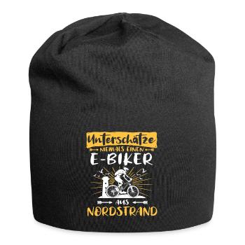 Nordstrand Ebike Nordstrander Ebiker - Jersey-Beanie - Schwarz - Vorne