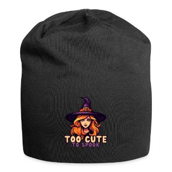 Sorcière d’Halloween - Trop mignon pour effrayer! - Bonnet en jersey - noir - Devant