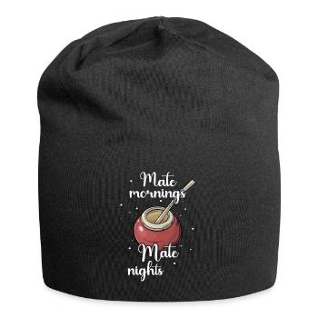 Yerba mate tea - Jersey Beanie - black - Front