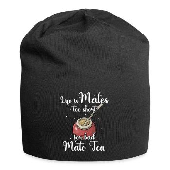 Yerba mate tea - Jersey Beanie - black - Front