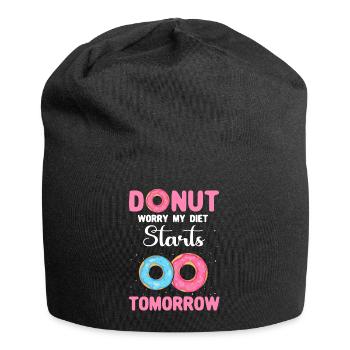 Donut Love Donuts - Bonnet en jersey - noir - Devant