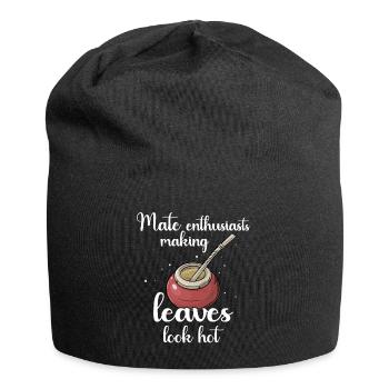 Yerba mate tea - Jersey Beanie - black - Front