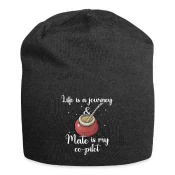 Mate Tee Geschenk - Jersey-Beanie - Anthrazit - Vorne