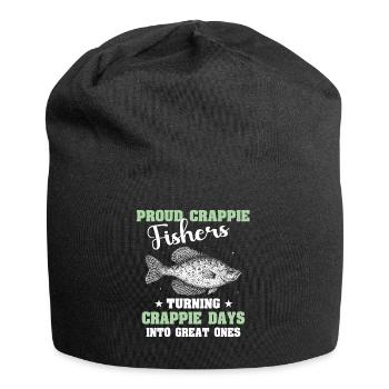 Crappie Sonnenbarsch Angler - Jersey-Beanie - Schwarz - Vorne