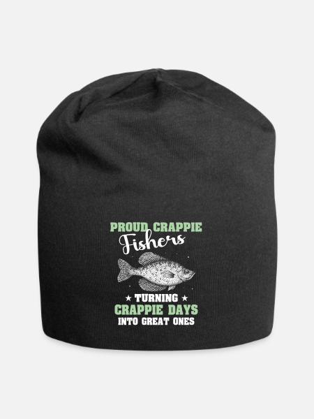 Crappie Sonnenbarsch Angler - Jersey-Beanie - Schwarz