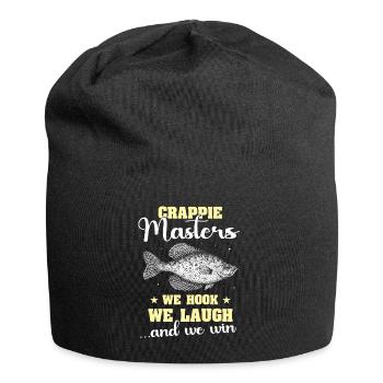 Crappie Fishing Sonnenbarsch Angler - Jersey-Beanie - Schwarz - Vorne