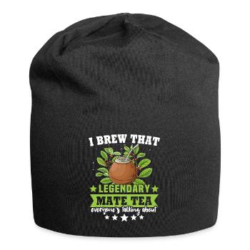 Yerba mate tea drinkers - Jersey Beanie - black - Front