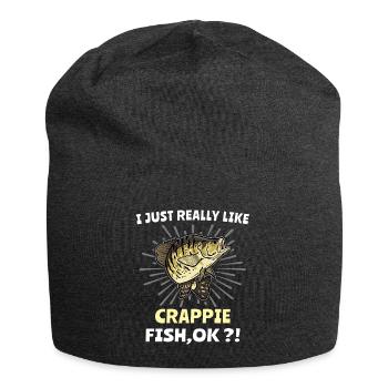 Pêche à la merde - Bonnet en jersey - charbon - Devant