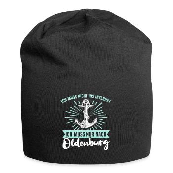 Oldenburg - Jersey-Beanie - Schwarz - Vorne