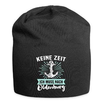 Oldenburg Sprüche Oldenburger - Jersey-Beanie - Schwarz - Vorne