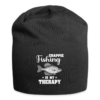 Crappie Fish - Jersey-Beanie - Schwarz - Vorne