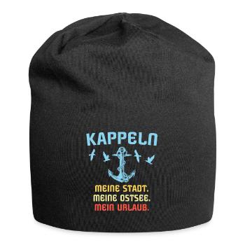 Kappeln Sprüche - Jersey-Beanie - Schwarz - Vorne