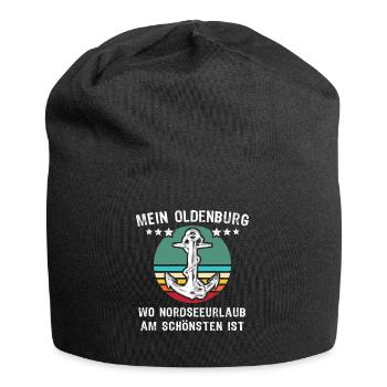 Oldenburg Urlaub - Jersey-Beanie - Schwarz - Vorne