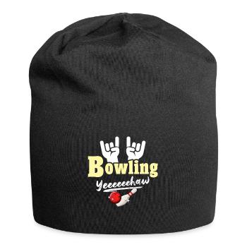Bowling Bowling Ball Bowler - Jersey Beanie - black - Front