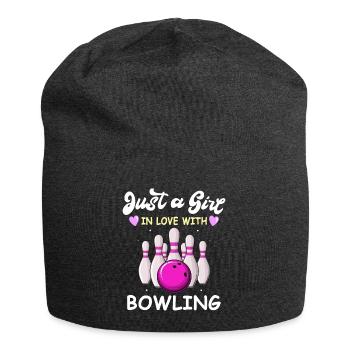Bowling Bowler - Jersey Beanie - charcoal grey - Front