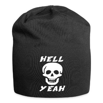 Stone Cold skull hell yeah - Jersey Beanie - black - Front