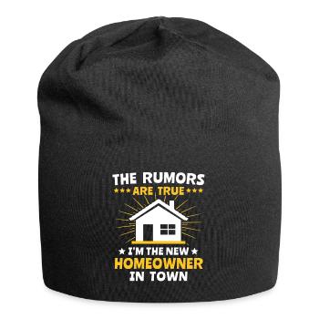 Homeowner New Home - Jersey-Beanie - Schwarz - Vorne