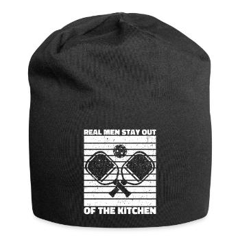 Pickleball - Real Men Stay Out Of The Kitchen - Jersey Beanie - black - Front