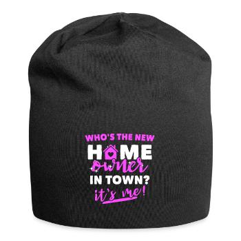 Hausbesitzer Eigenheimbesitzer - Jersey-Beanie - Schwarz - Vorne