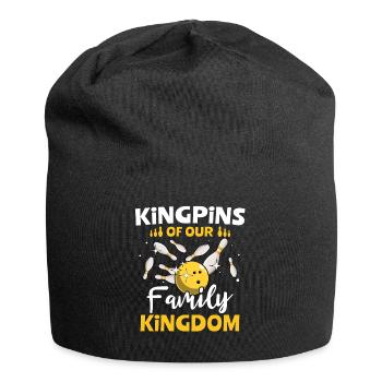 Quilles Famille Quille - Bonnet en jersey - noir - Devant
