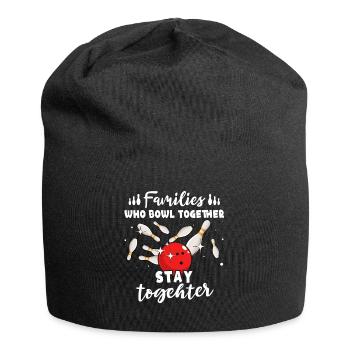 Quilles Famille Quille - Bonnet en jersey - noir - Devant