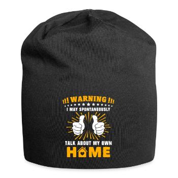 Homeowner New Home - Jersey-Beanie - Schwarz - Vorne