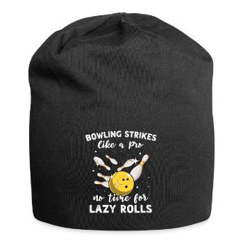 Frappes de bowling lentes - Bonnet en jersey - noir - Devant