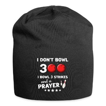 Bowling 300 Quilleur - Bonnet en jersey - noir - Devant