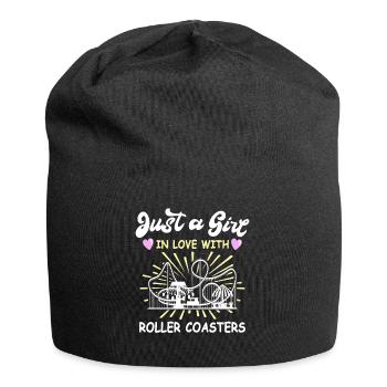 Roller Coaster Amusement Park Roller Coaster Lovers - Jersey Beanie - black - Front
