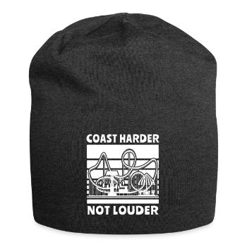 Achterbahn - Jersey-Beanie - Anthrazit - Vorne