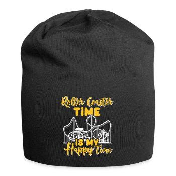 Roller Coaster Amusement Park Roller Coaster Lovers - Jersey Beanie - black - Front