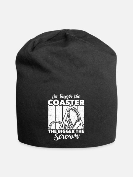 Roller Coaster - Jersey-Beanie - Schwarz