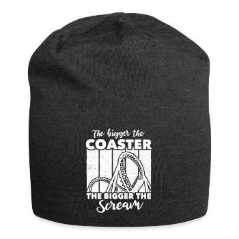 Roller Coaster - Jersey Beanie - charcoal grey - Front