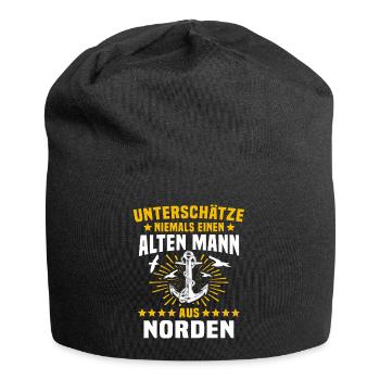 Norden Mann Nordener Männer - Jersey-Beanie - Schwarz - Vorne