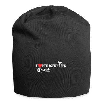 Heiligenhafen Liebe Heiligenhafener - Jersey-Beanie - Schwarz - Vorne