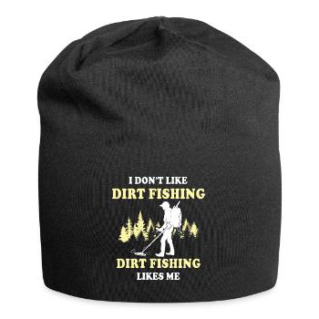 Dirt Fishing Sondeln - Jersey-Beanie - Schwarz - Vorne