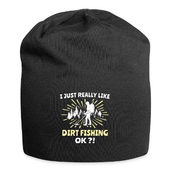 Dirt Fishing Sondelgänger - Jersey-Beanie - Schwarz - Vorne