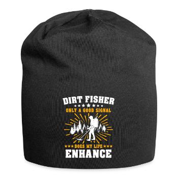 Metalldetektor - Jersey-Beanie - Schwarz - Vorne