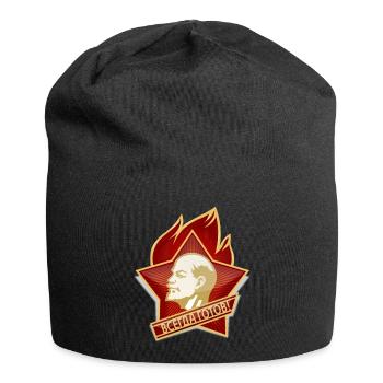 Pioneers Symbol USSR Vladimir Lenin - Jersey Beanie - black - Front