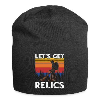 Recherche de reliques de détecteurs de métaux - Bonnet en jersey - charbon - Devant