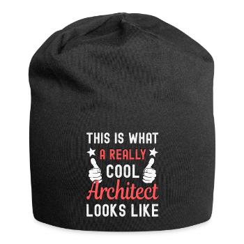 Architekt - Jersey-Beanie - Schwarz - Vorne