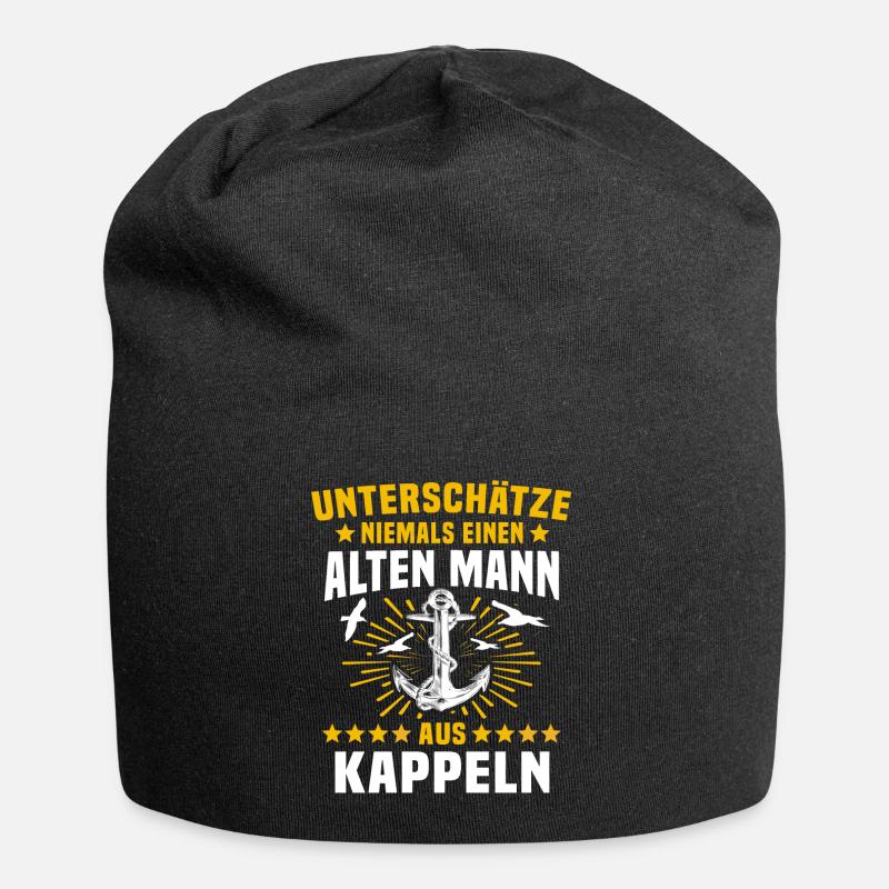 Kappeln Unterschätze Kappelner Mann - Jersey-Beanie - Schwarz