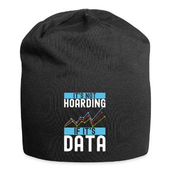 Analyste de données en science des données - Bonnet en jersey - noir - Devant