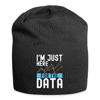 Analyste de données en science des données - Bonnet en jersey - noir - Devant