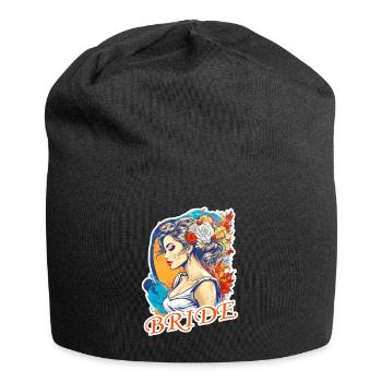 Braut - Jersey-Beanie - Schwarz - Vorne