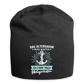 Heiligenhafen - Jersey-Beanie - Schwarz - Vorne